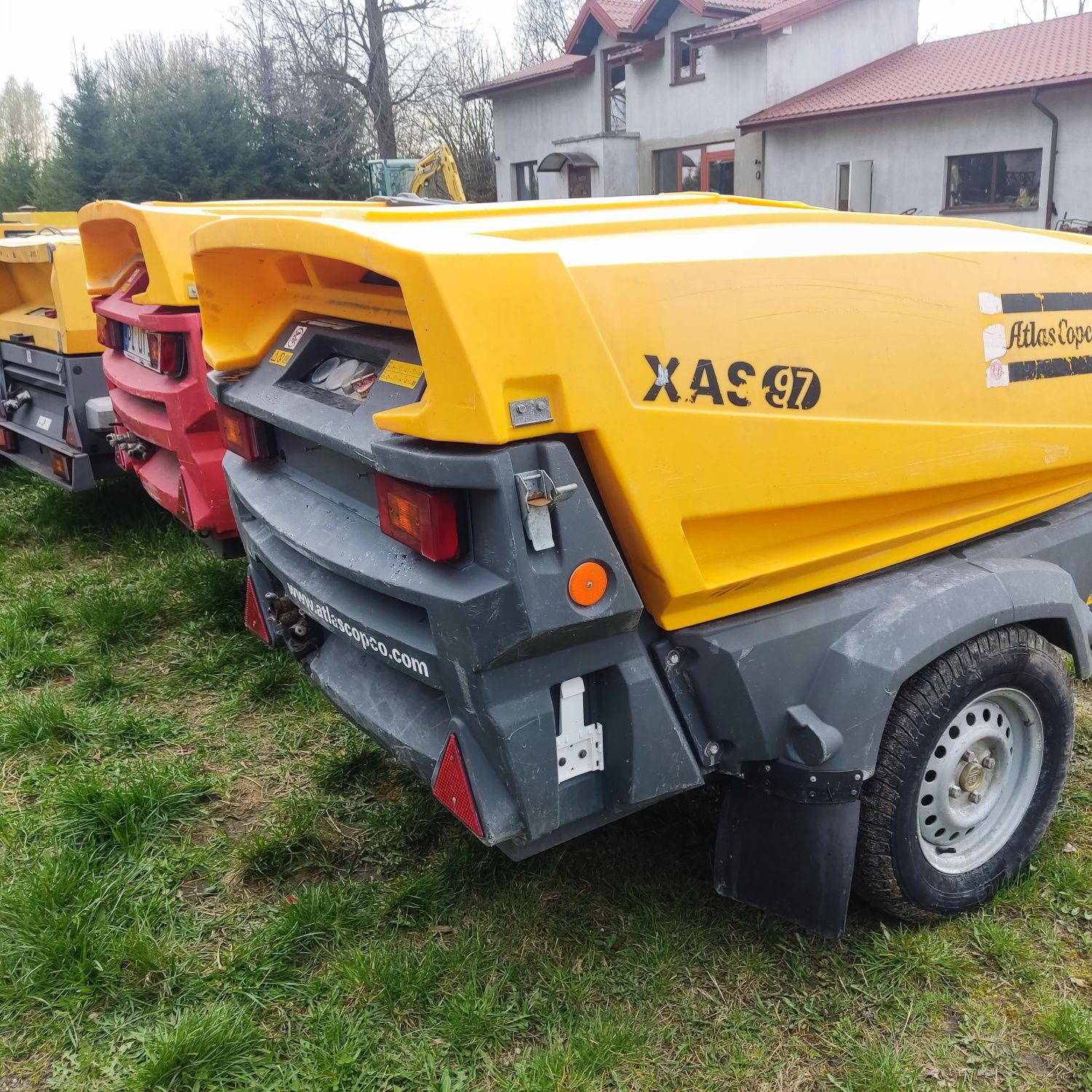 Kompressor sprężarka Atlas Copco XAS 97  Rok 2015z Niemiec