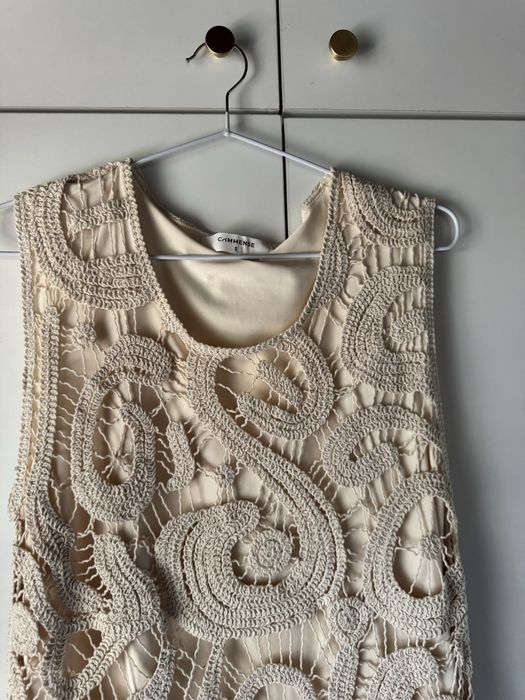 Vestido croche como novo