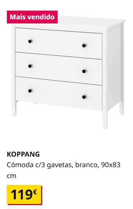 Comoda Branca IKEA KOPPANG