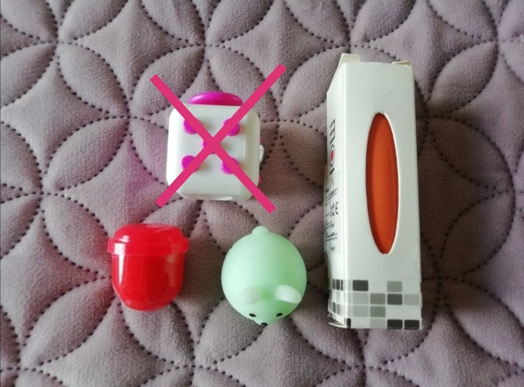 Fidget stick roller zabawka antystresowa gniotek squishy cube