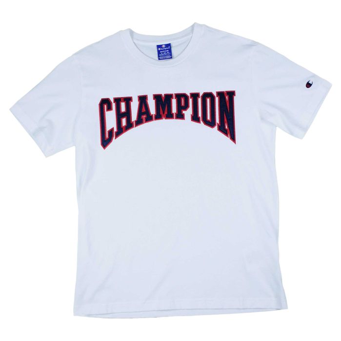 Koszulka Męska Biała Champion Logo Organic Cotton M, L, XL NOWA!!!