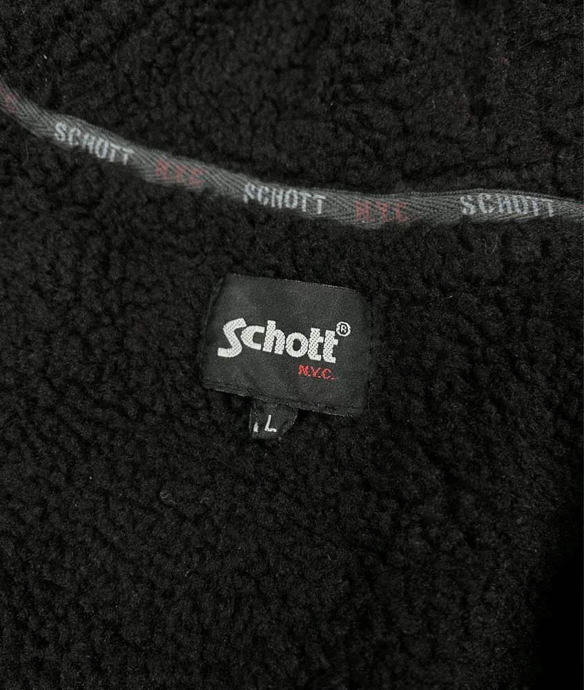 Schott (L) куртка вʼязана толстовка утеплена