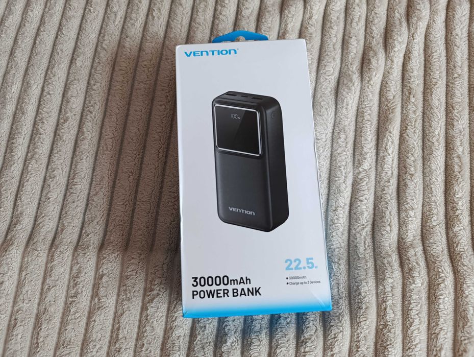 Повербанк powerbank Vention 30000mah 22.5w, новий