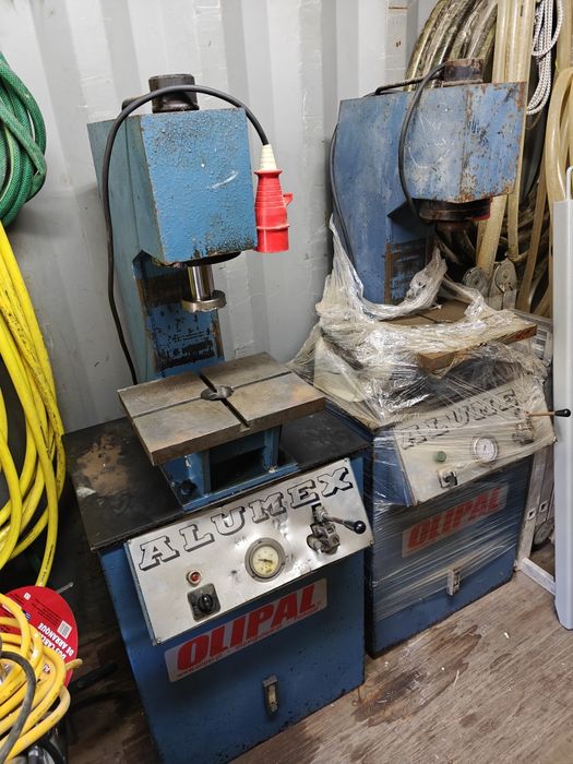 Prensa para alumínios 8t