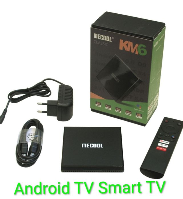 приставка андроїд/смарт-тб Mecool KM6 Classic 2/16 Amlogic S905X4