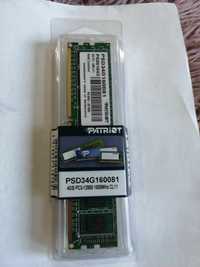 Pamięć RAM DDR3 4GB (1 x4GB) Patriot 12800 cl11