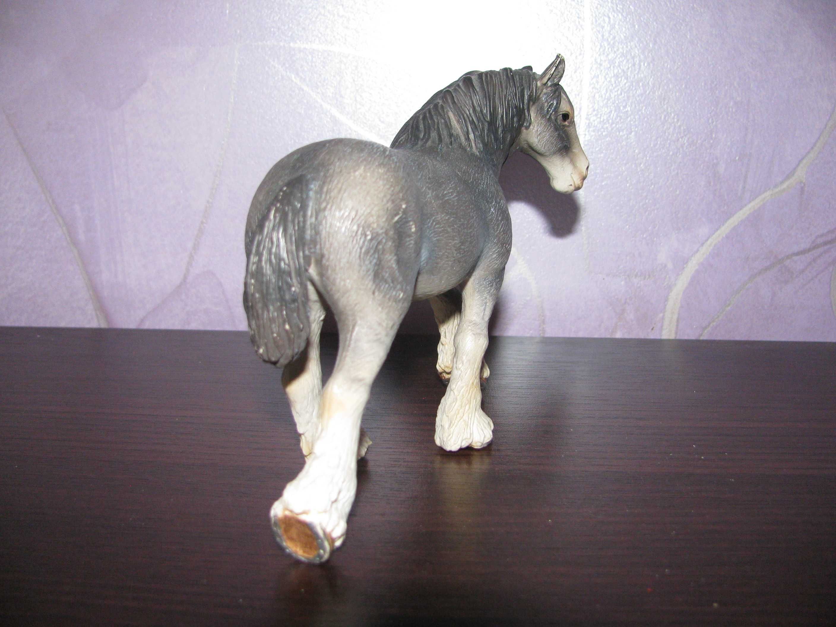 SCHLEICH - Koń, Klacz CLYDESDALE  13291 UNIKAT z 2004 - Kolekcjonerska