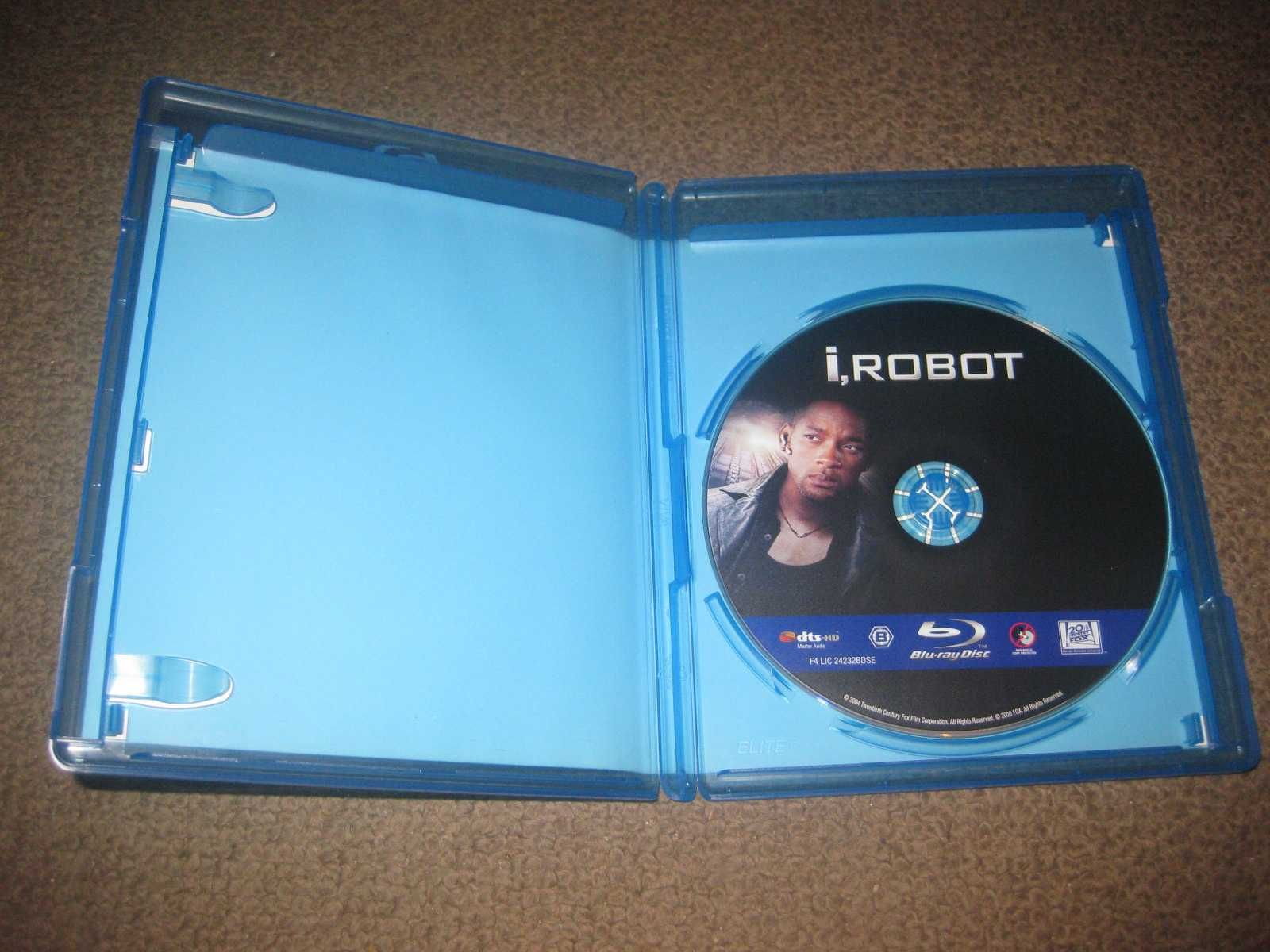 Blu-Ray "Eu Robot" com Will Smith
