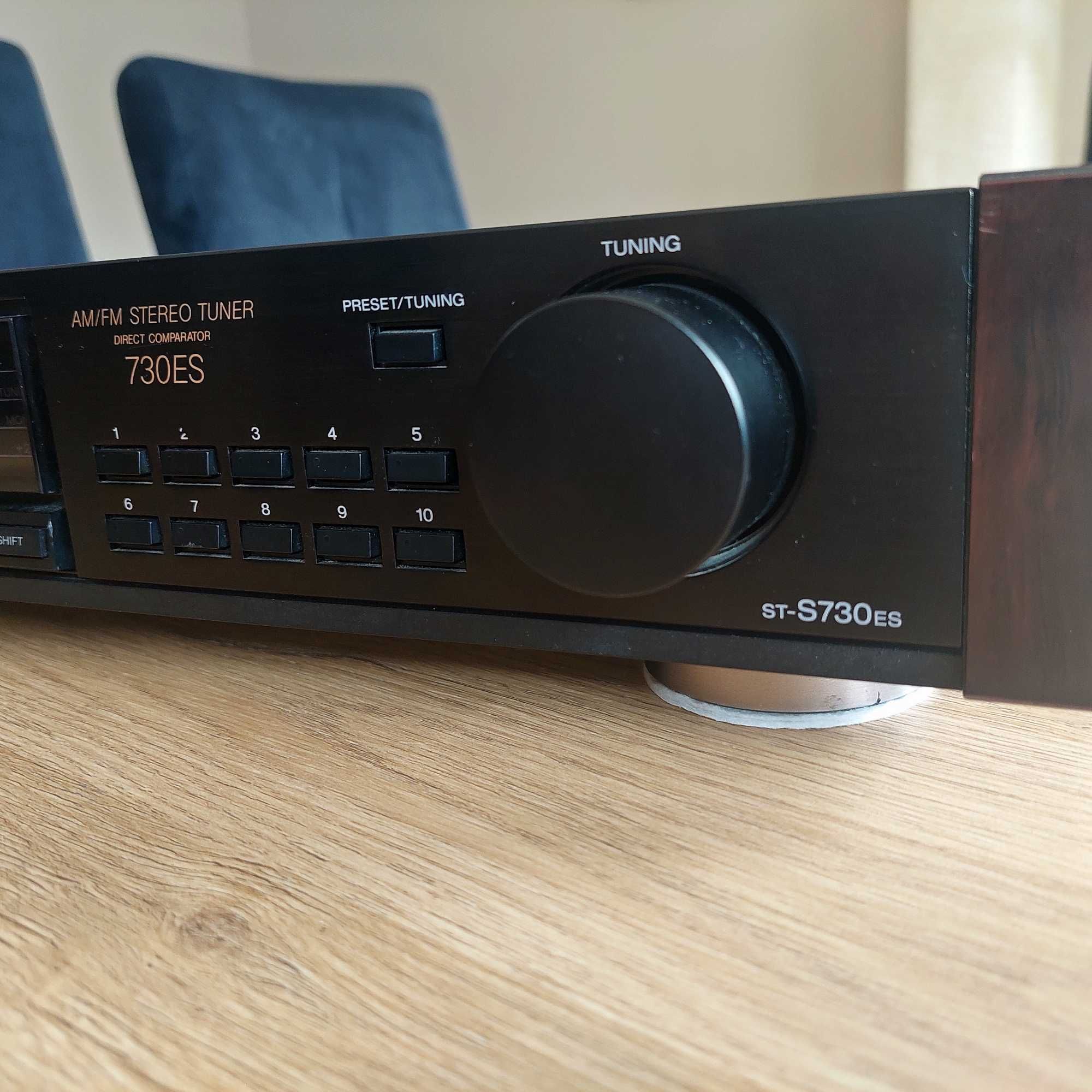 Tuner AM/FM Stereo Sony ST-S 730 ES + oryg. Boczki / Wieża Zestaw Sony