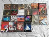 CDs e DVDs de Rock e Metal usados.