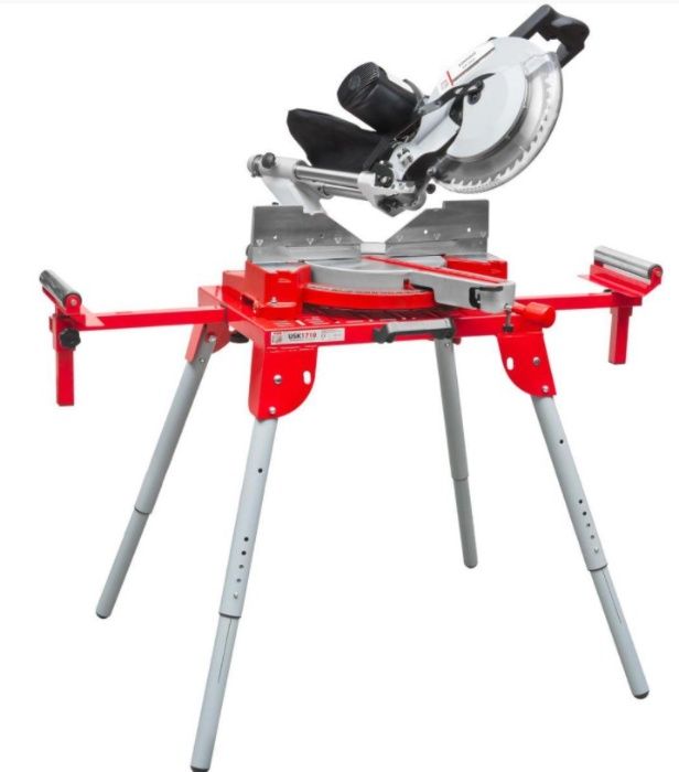 Suporte / Bancada portátil e dobrável p/ serra de esquadria HOLZMANN