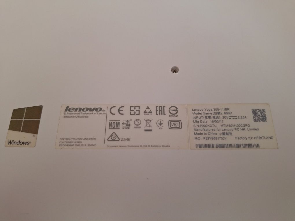 Lenovo yoga 300-11BR