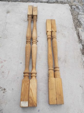 Продам перила (стойки )деревянной лестницы
