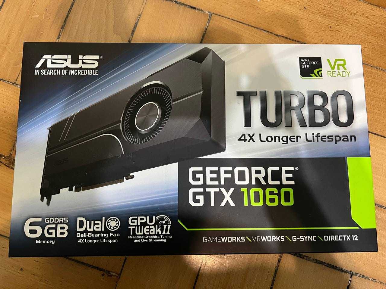 Asus Geforce GTX 1060 6gb Turbo