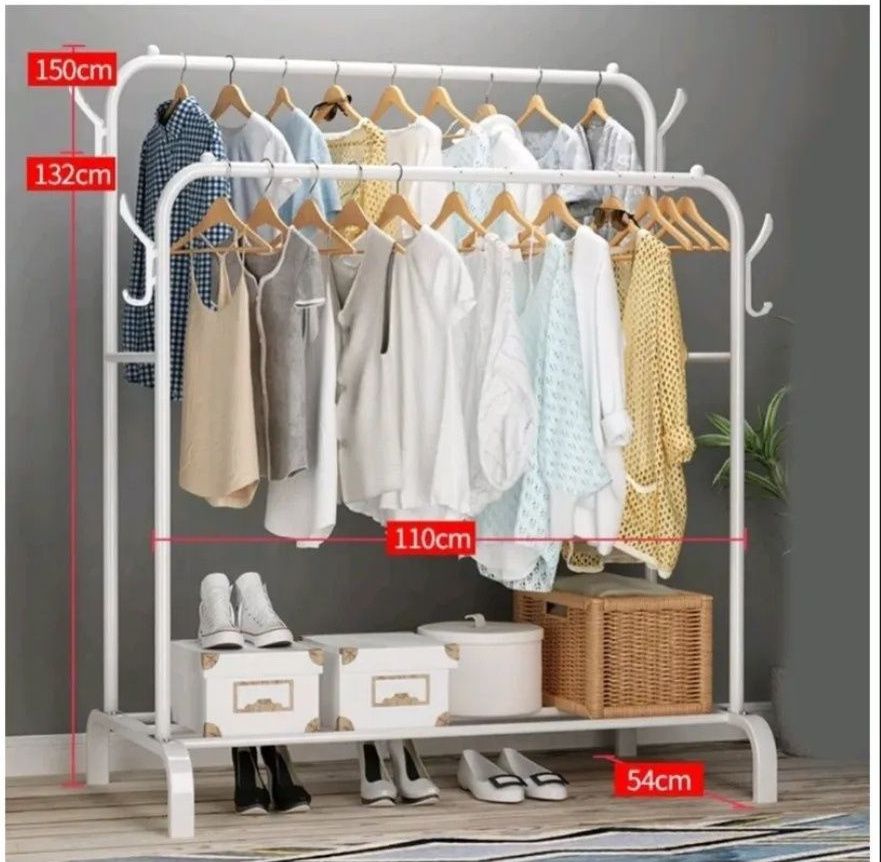 Напольная вешалка. Стойка для одежды. Drying rack multifunction. Метал