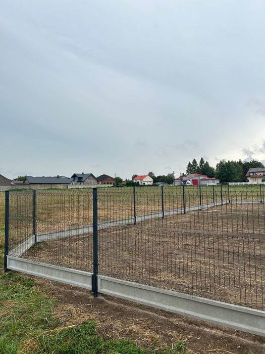 Ogrodzenie panelowe 3D KOMPLET słupki panele podmurówki obejmy BRAMY