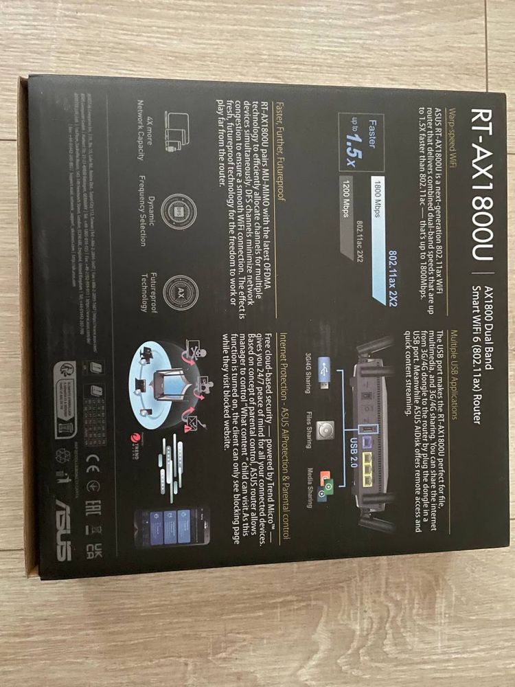 Роутер ASUS RT-AX1800U