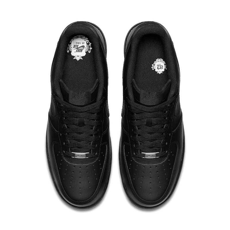 Кроссовки Nike Air Force 1 '07 Black Original | Найк аир форс черные
