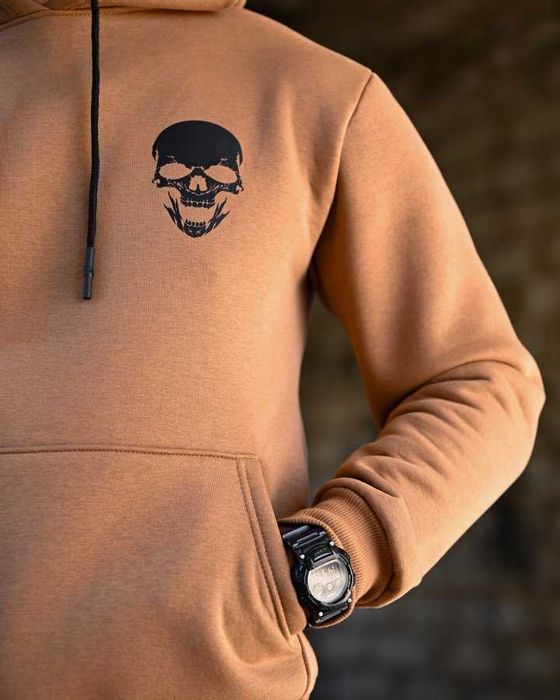 Тактичне худі на флісі «Донецька область», койот  без передоплати