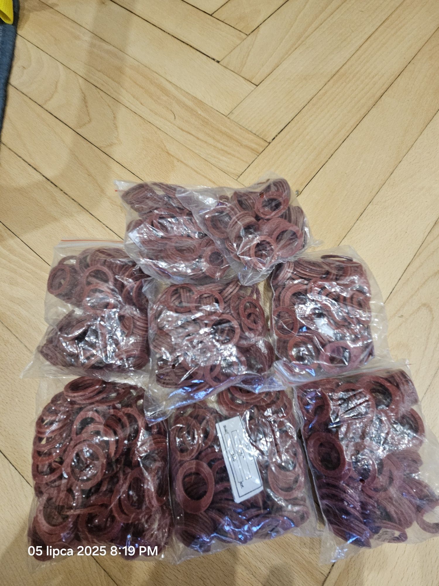 Uszczelka DN15 do wodomierzy / ciepłomierzy  fibrowa