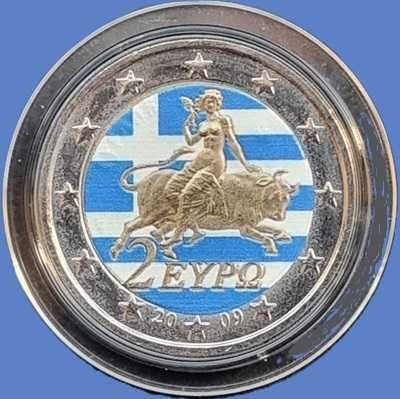 Grécia Moedas 2€ Coloridas