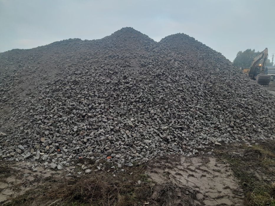 Gruz kruszony betonowy frakcja 0-63