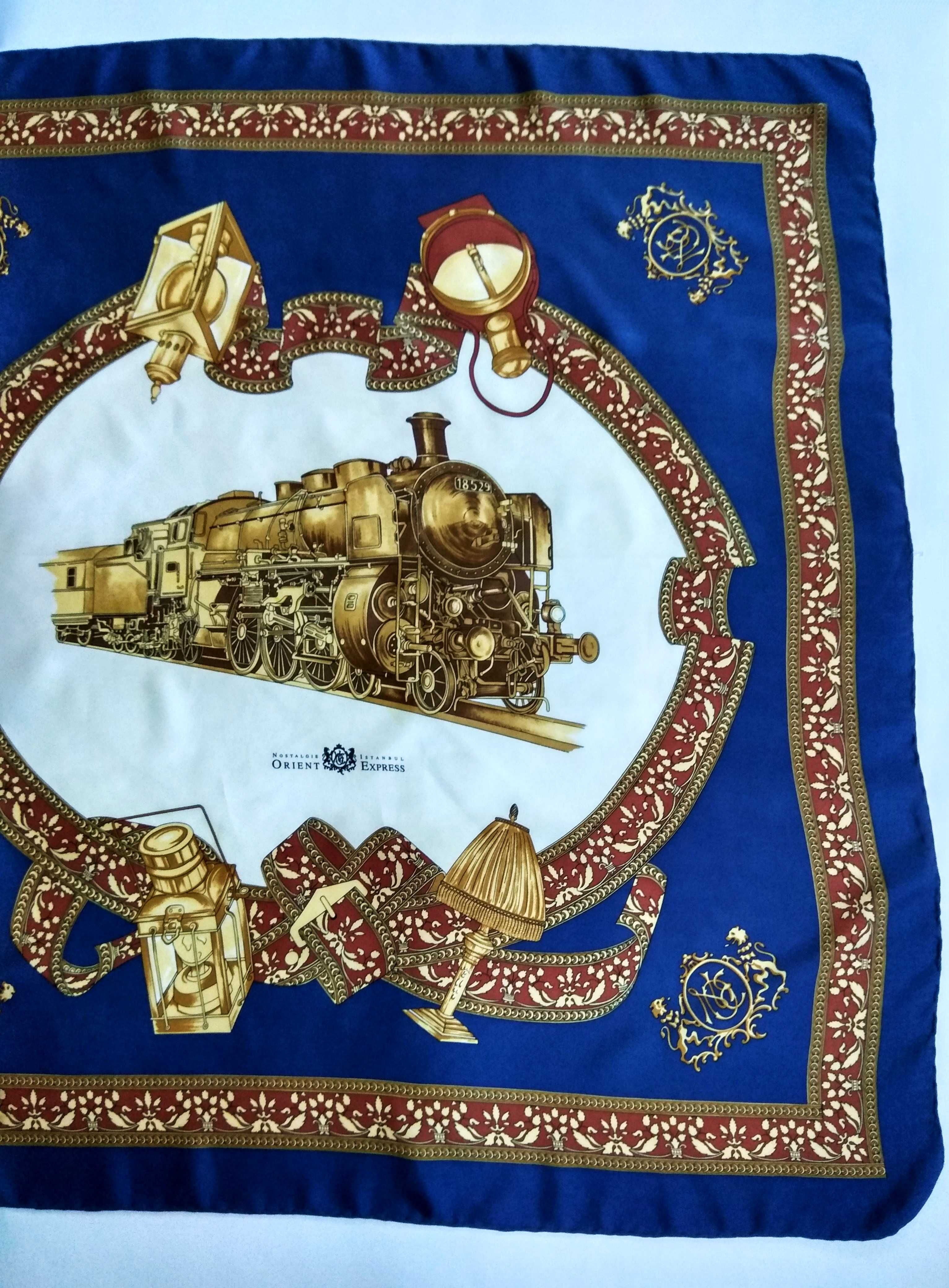 Винтажный коллекционый шелковый платок Nostalgie Istanbul