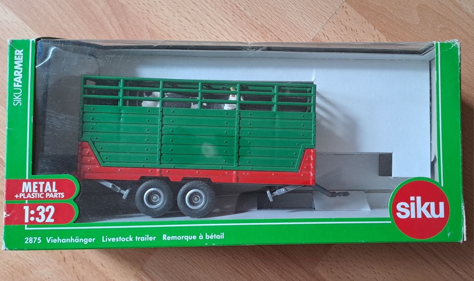 SIKU 2875 Przyczepa do przewozu bydła 1:32