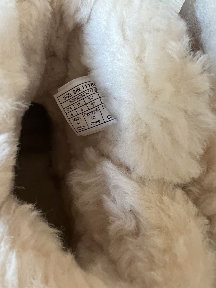 Ugg sniegowce 37 cekiny cyrkonie beżowe karmel chestnut