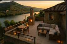 Casa com terraço e Vista Privilegiada para o Rio Douro
