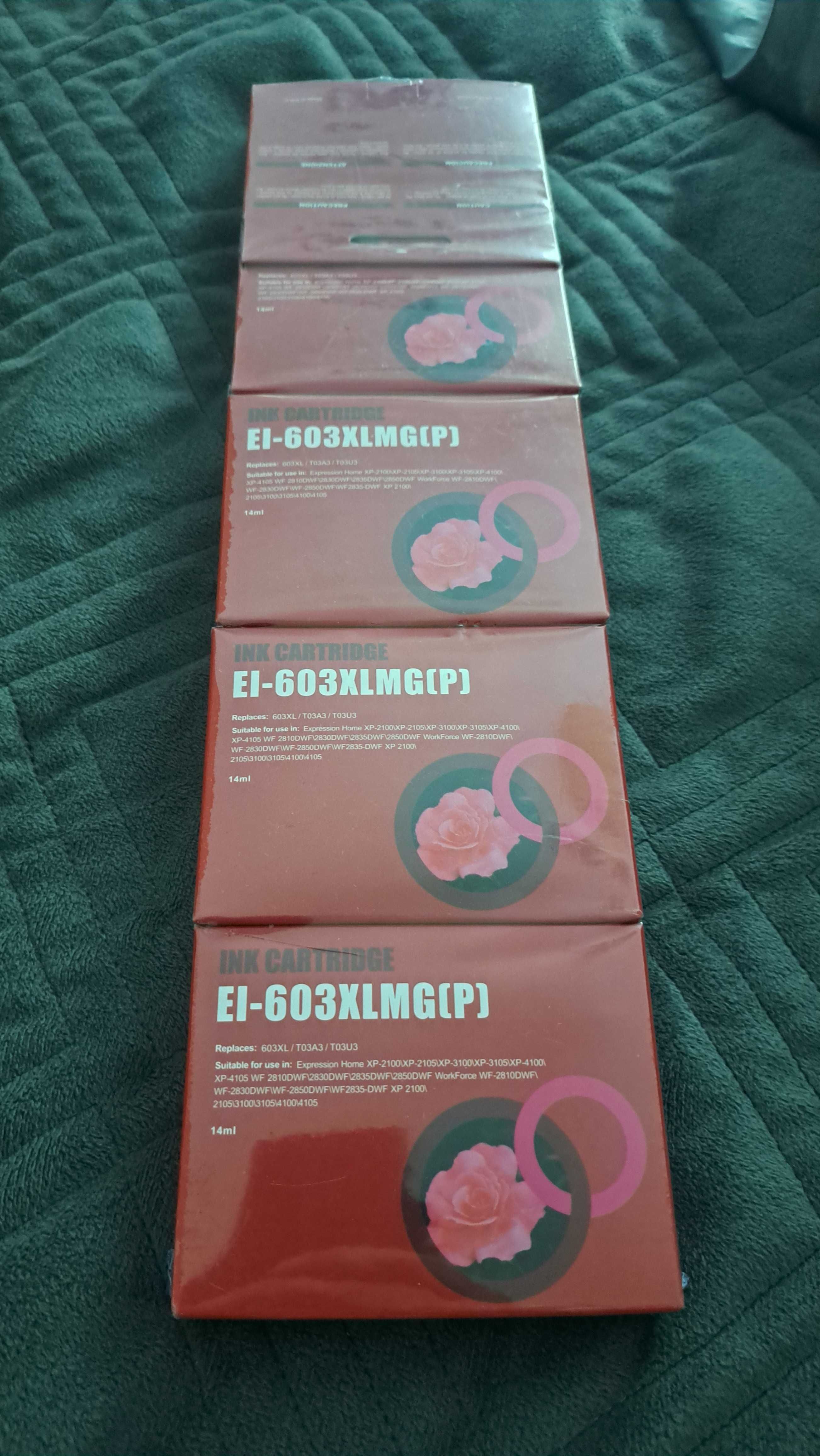 Pack 5 Tinteiros Epson Compatível 603XL – T03A3  T03U3 - Magenta 14ml