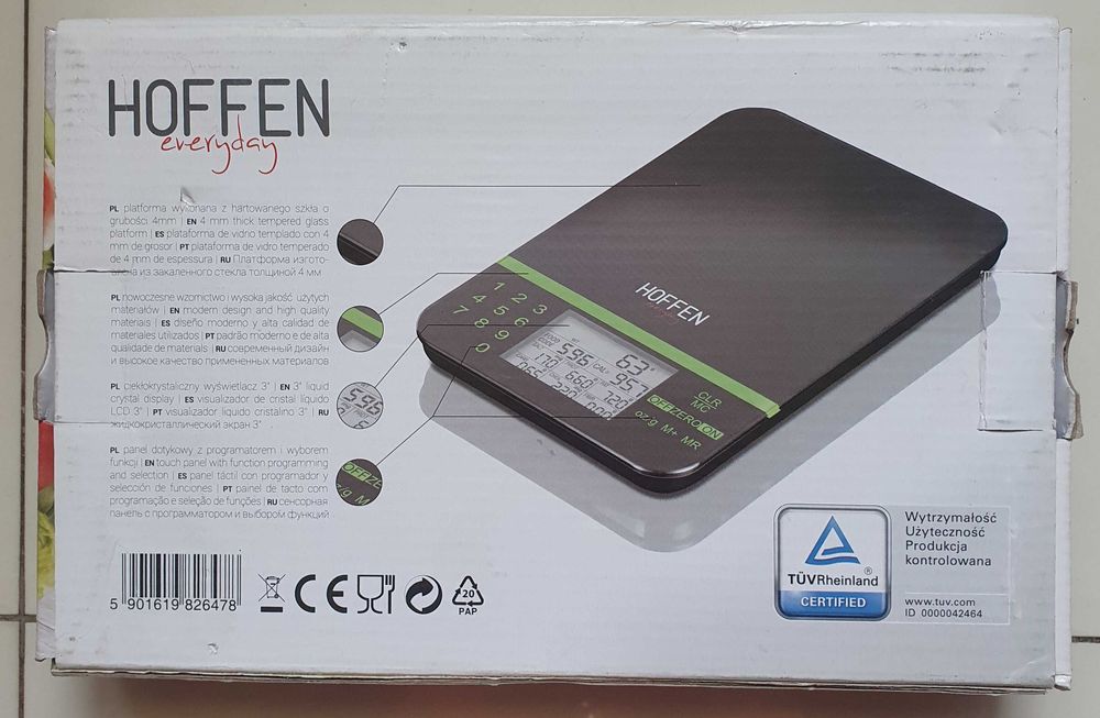 Waga kuchenna Fitness Hoffen everyday Zielona