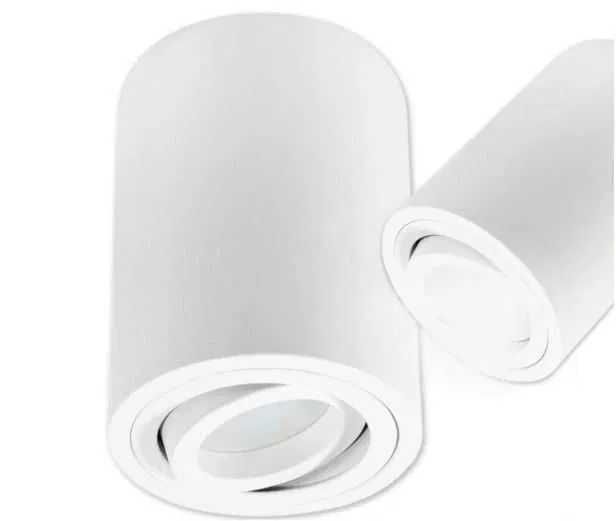 10x oprawa natynkowa halogenowa gu10 led spot kinkiet sufitowy biały