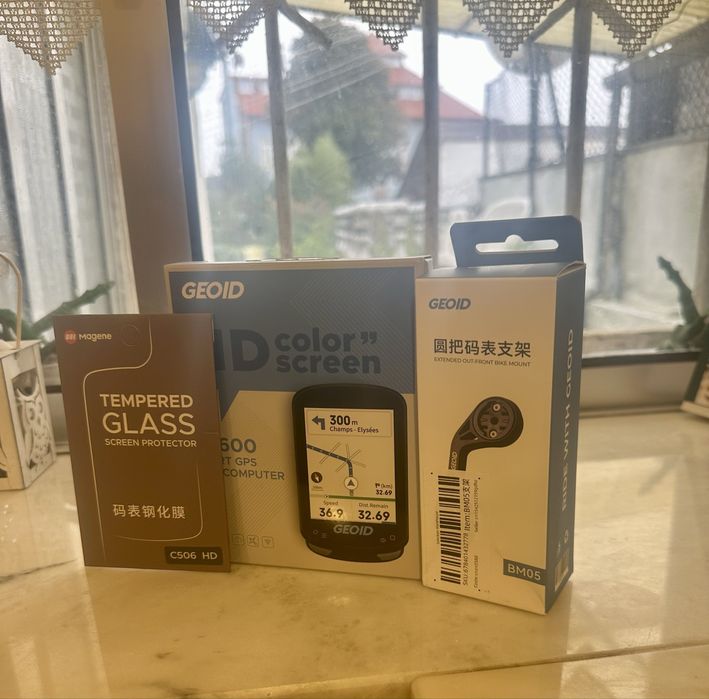 GPS Geoid Bicicleta + Acessorios Novo