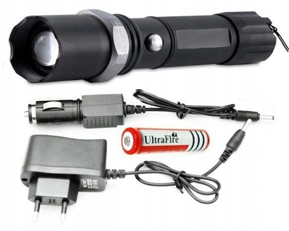 LATARKA TAKTYCZNA Policyjna LED Cree Z Funkcją Zoom