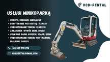 Usługi minikoparka 1.9T