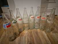 Butelka kolekcjonerska coca-coli, pepsi, miranda.