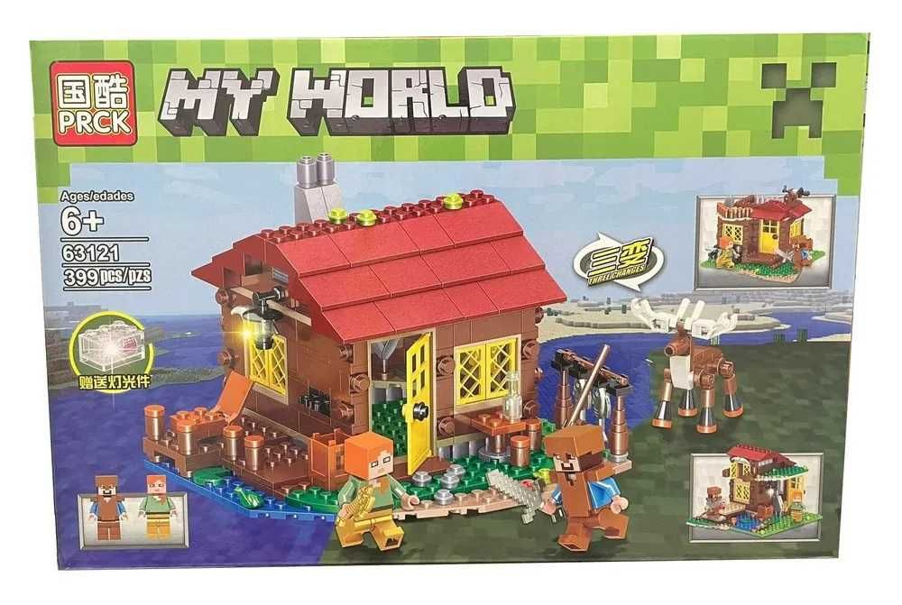 KIocki My World Minecraft Domek na wodzie 399 el. z PL w 24h