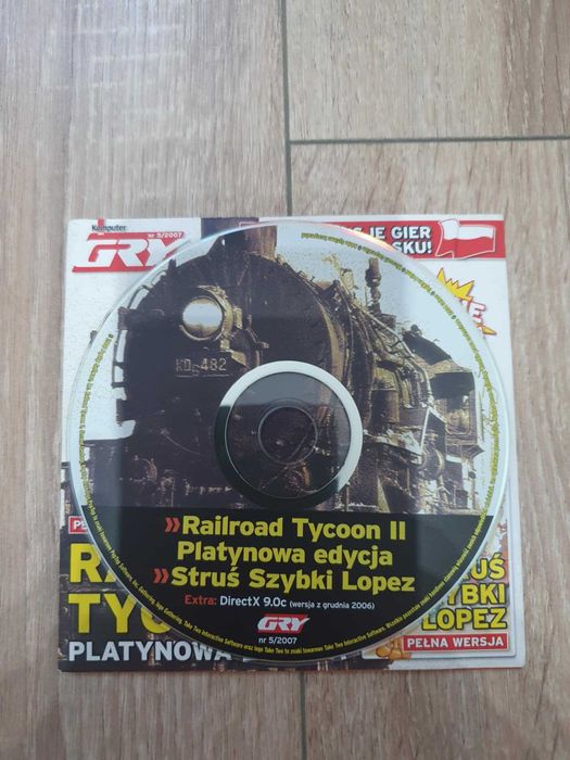 Komputer świat 5/2007 Railroad tycoon II , Struś szybki Lopez PC