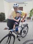 Fotelik na rower bobike mini plus exclusive z osłoną