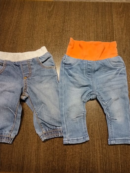 Spodnie jeansowe dla dziewczynki rozmiar 62