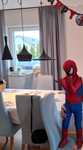 Nowy srój Przebranie Kostium plus maska, Spiderman Pająk 100 cm 4-5 la
