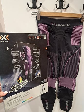 Spodnie termoaktywne damskie sportowe X-BIONIC - rozmiar S/M - nowe