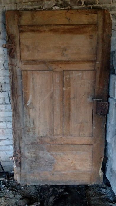 drzwi przedwojenne wejściowe pokojowe zabytkowe stare antyki lata XXte