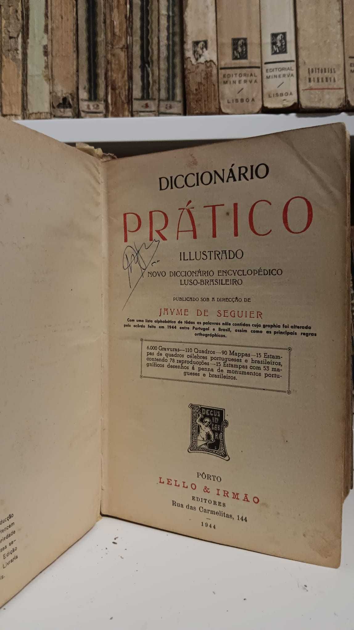 Dicionário pratico ilustrado (1944 colecionável)