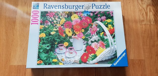 Puzzle Ravensburg 1000 elementów. Flowery Tea Party.