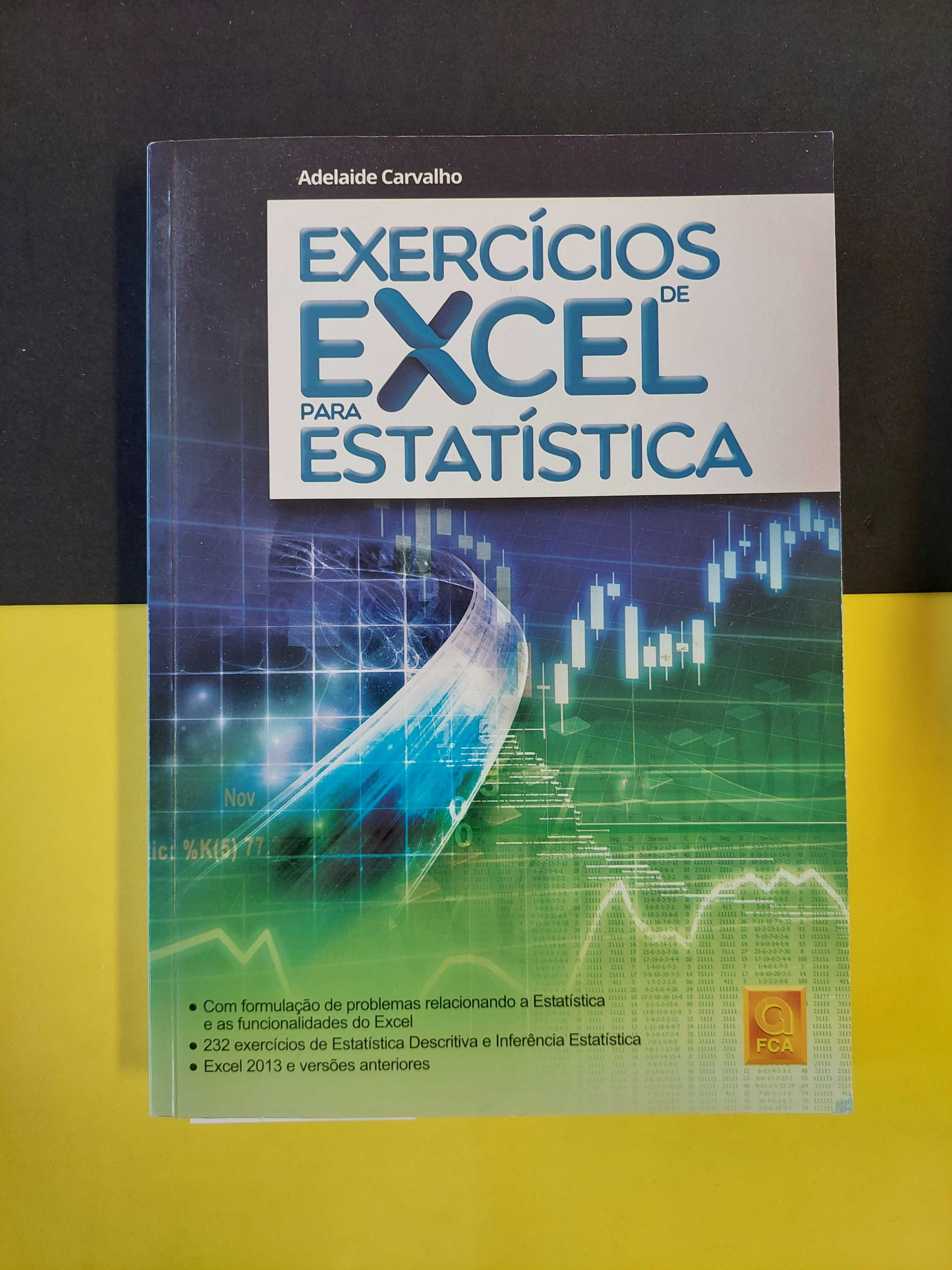 Adelaide Carvalho - Exercícios de Excel para estatística