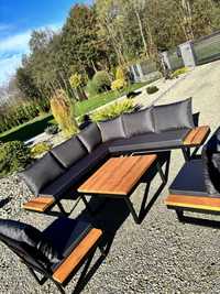 Meble sofa narożnik fotele tarasowe ogród loft nowoczesne