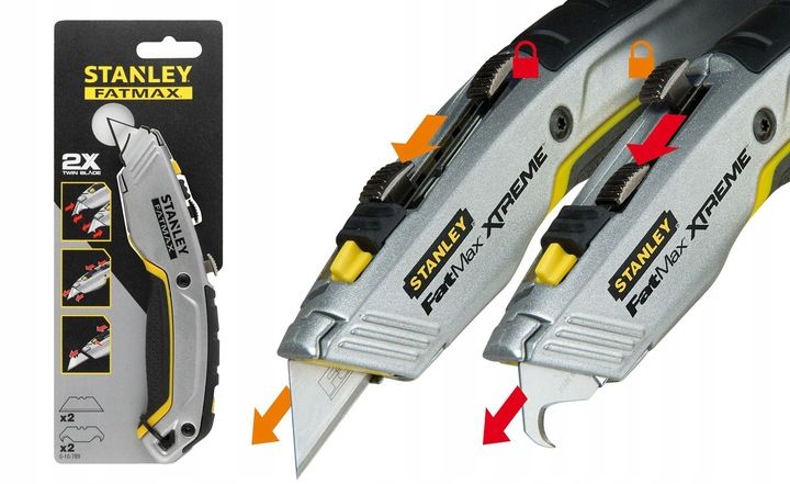 Stanley 0-10-789 Nóż Z Podwójnym Ostrzem Twinblade