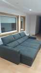 Sofa cama cinza escuro